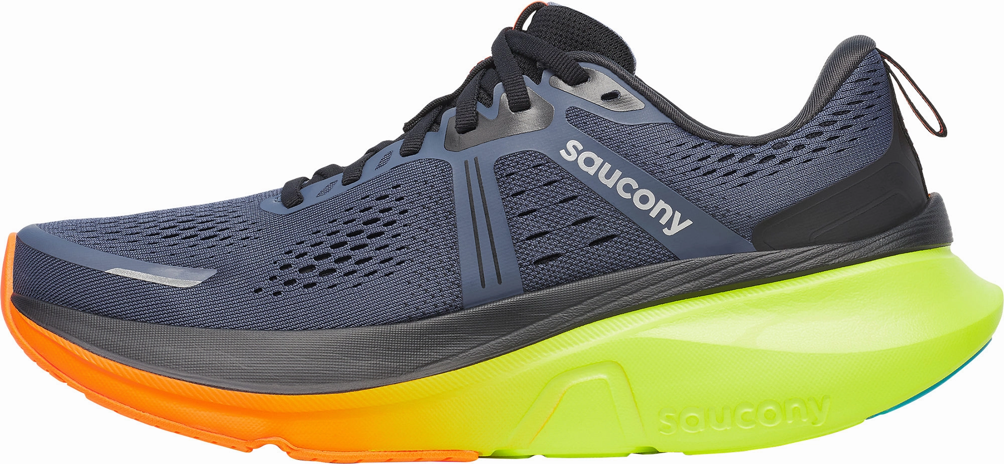 Crisp Detail Saucony Guide 18 Mens Running Shoes - Grey
