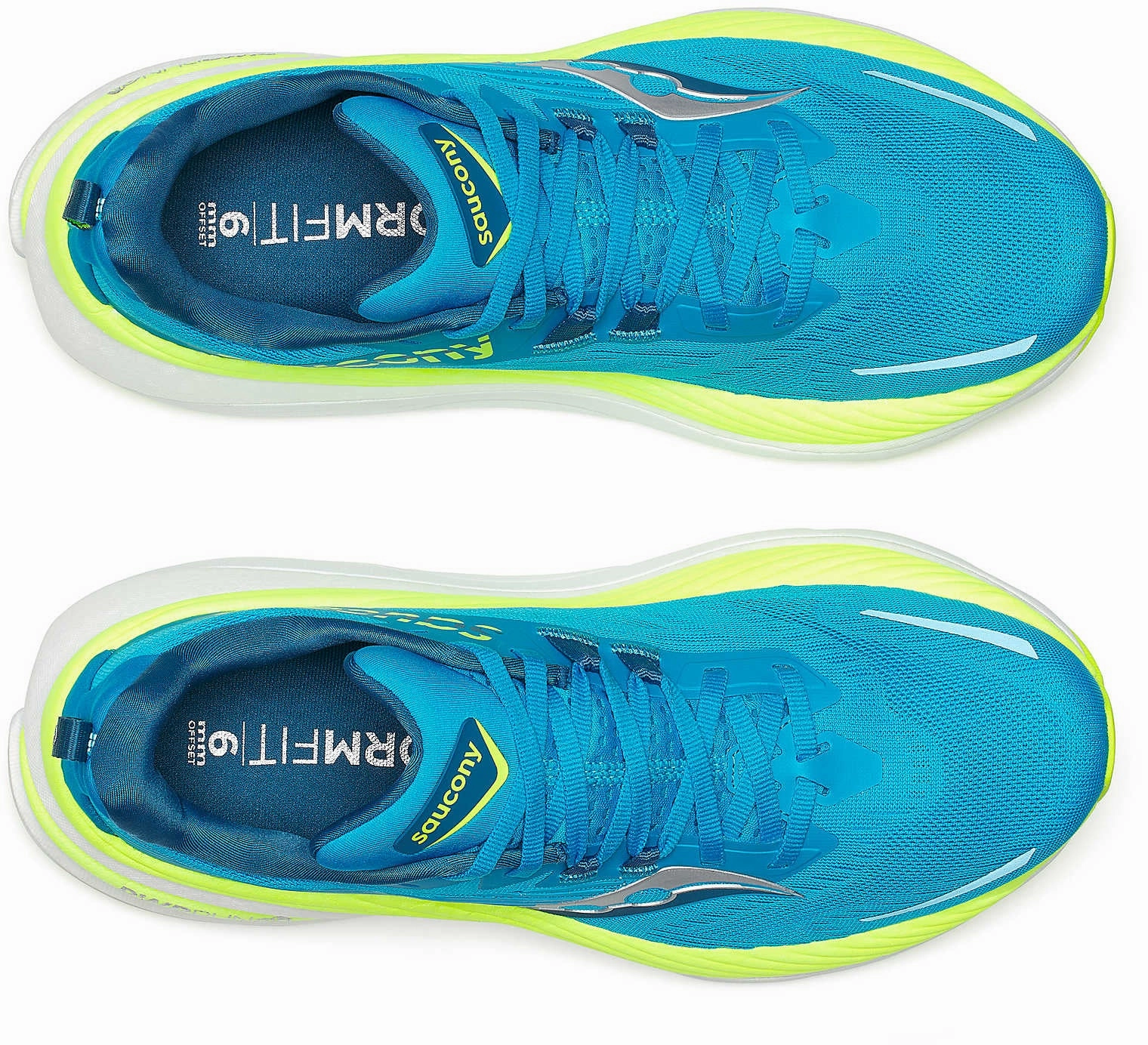 Run - ready Saucony Hurricane 24 Mens Running Shoes - Blue