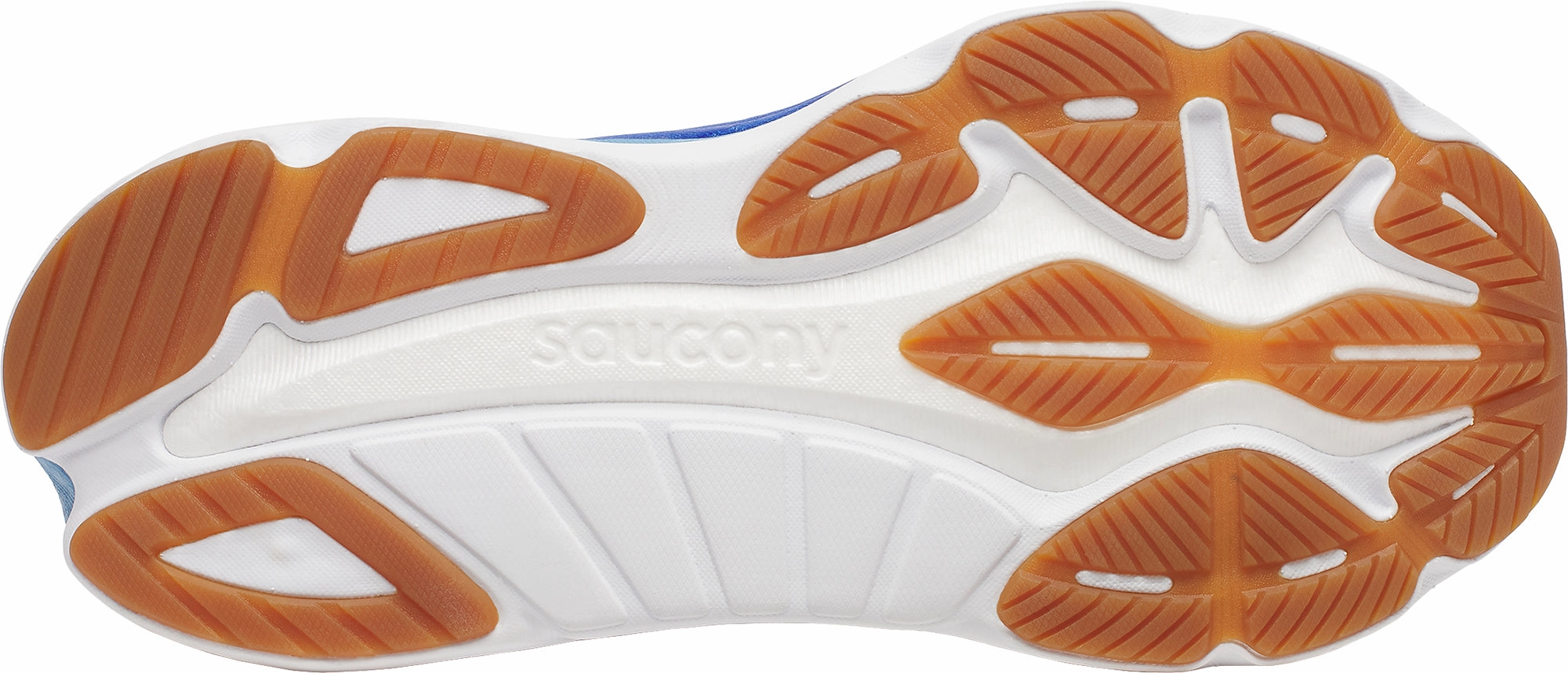 Saucony Hurricane 24 Mens Running Shoes - Blue Interval training footwear