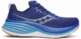 Running - specific low - top style Saucony Hurricane 24 Mens Running Shoes - Blue