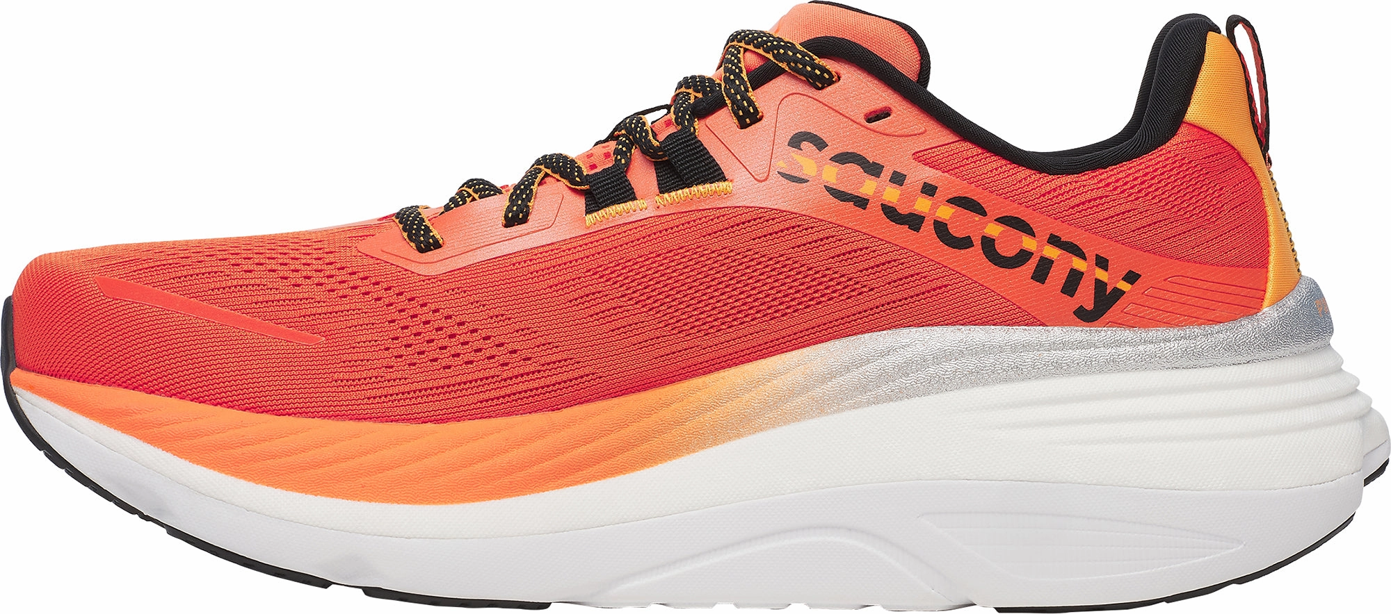 Saucony Hurricane 24 Mens Running Shoes - Orange Custom Fit Insole