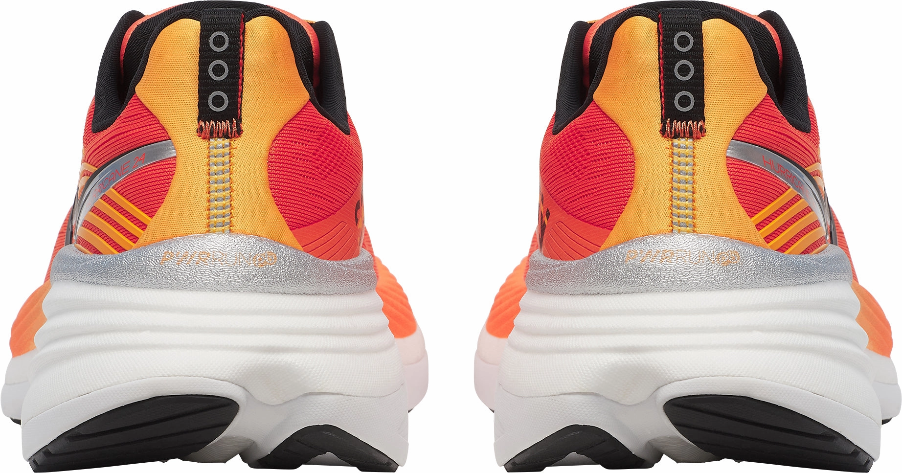 Saucony Hurricane 24 Mens Running Shoes - Orange Lace Lock running - challenge