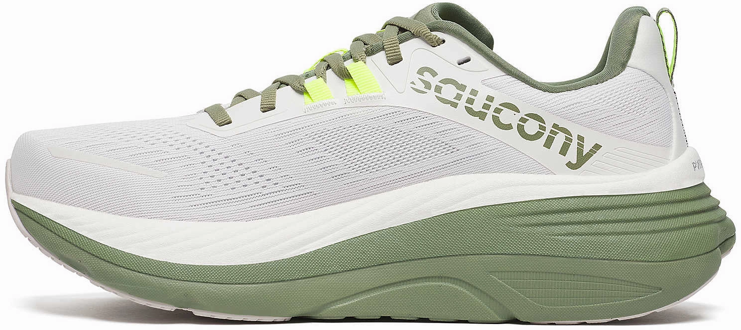 Saucony Hurricane 24 Mens Running Shoes - White Eco Friendly Recycled Material