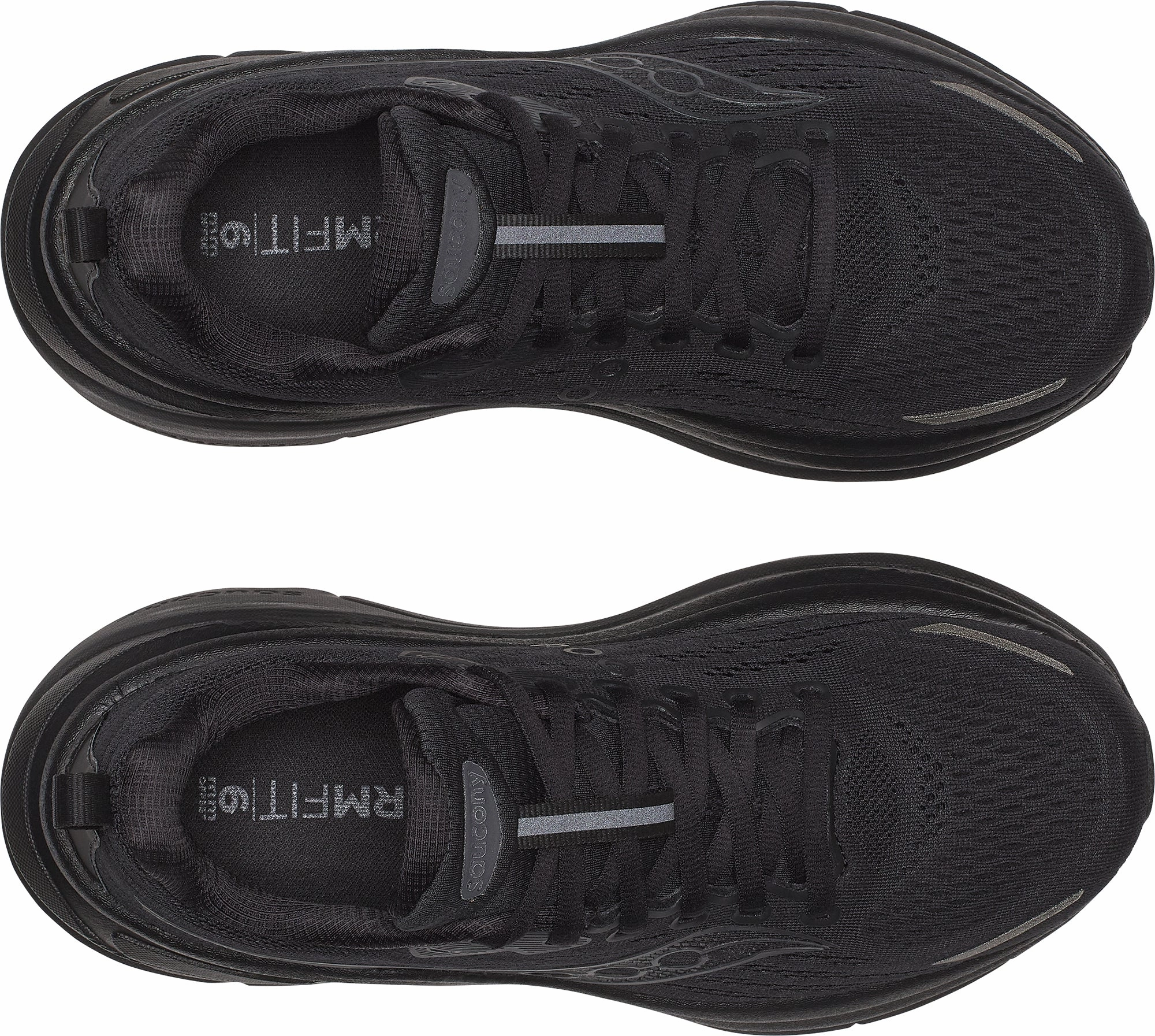 school teams Saucony Hurricane 25 Womens Running Shoes - Black