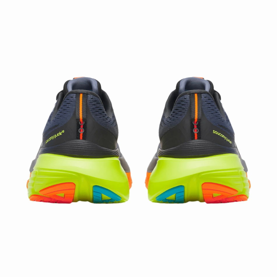 Saucony Men's Guide 18 Running Shoes in Shadow/Vizi AW25 composite - sole shoes