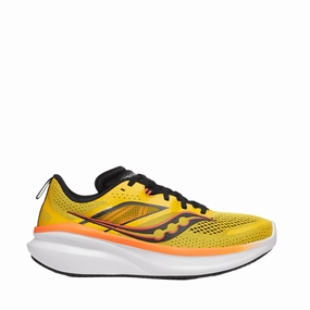 children's athletic shoes Dynamic Grip Saucony Men's Omni 22 Running Shoes in Pollen/Black SS25
