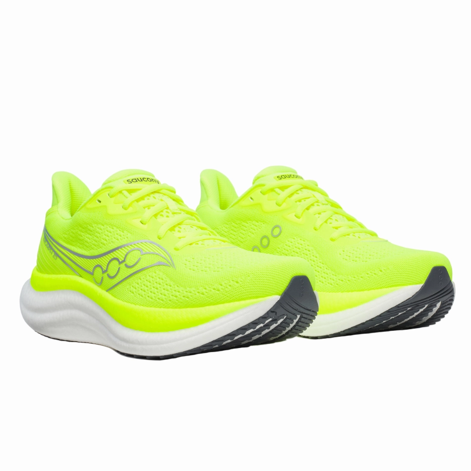 Saucony Men's Triumph 23 Running Shoes in Citron - Online Exclusive health-conscious