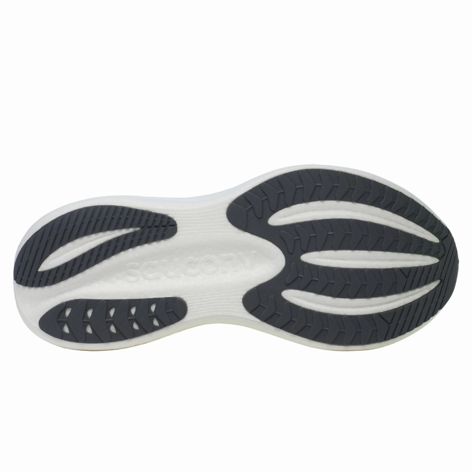 Blown Rubber Outsole Saucony Men's Triumph 23 Running Shoes in Citron - Online Exclusive