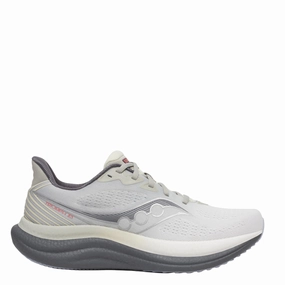 practice - shoes Saucony Men's Triumph 23 Running Shoes in Grey/Shadow - Online Exclusive