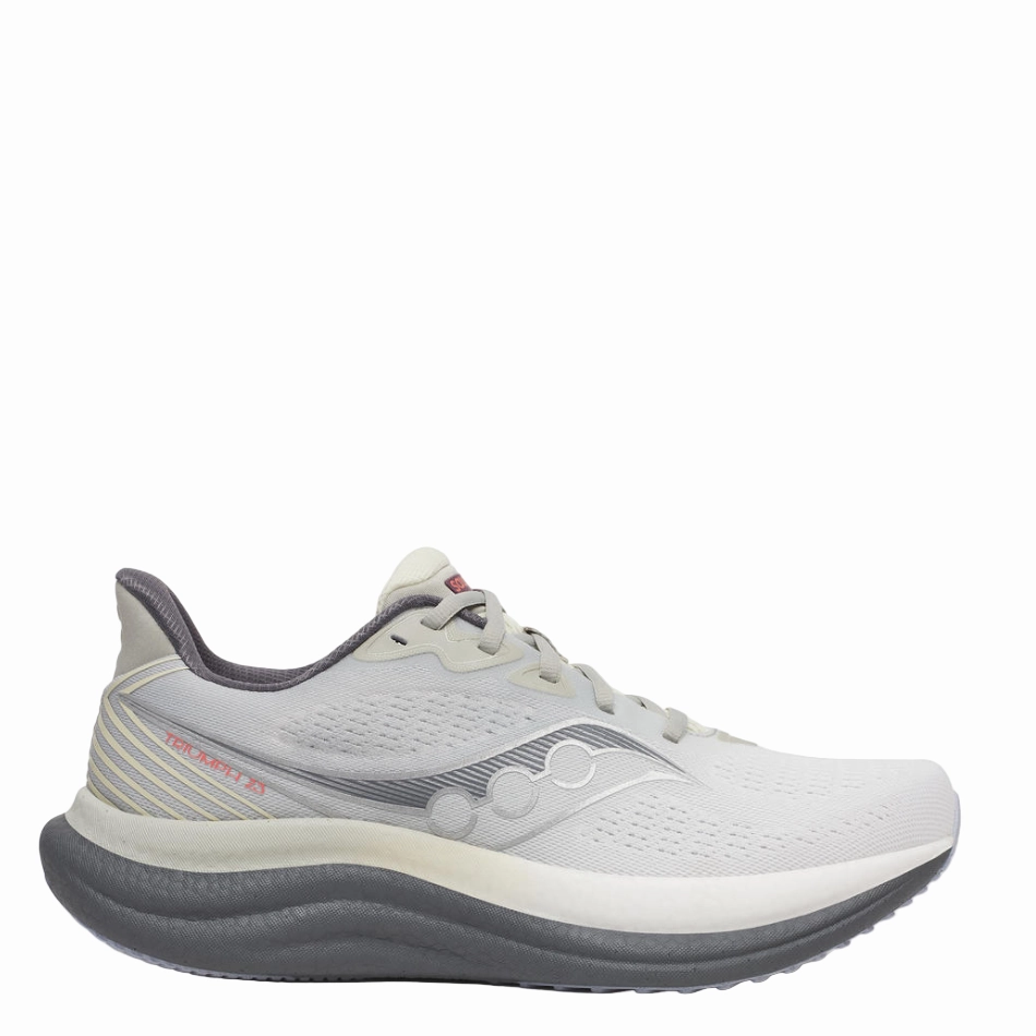 practice - shoes Saucony Men's Triumph 23 Running Shoes in Grey/Shadow - Online Exclusive