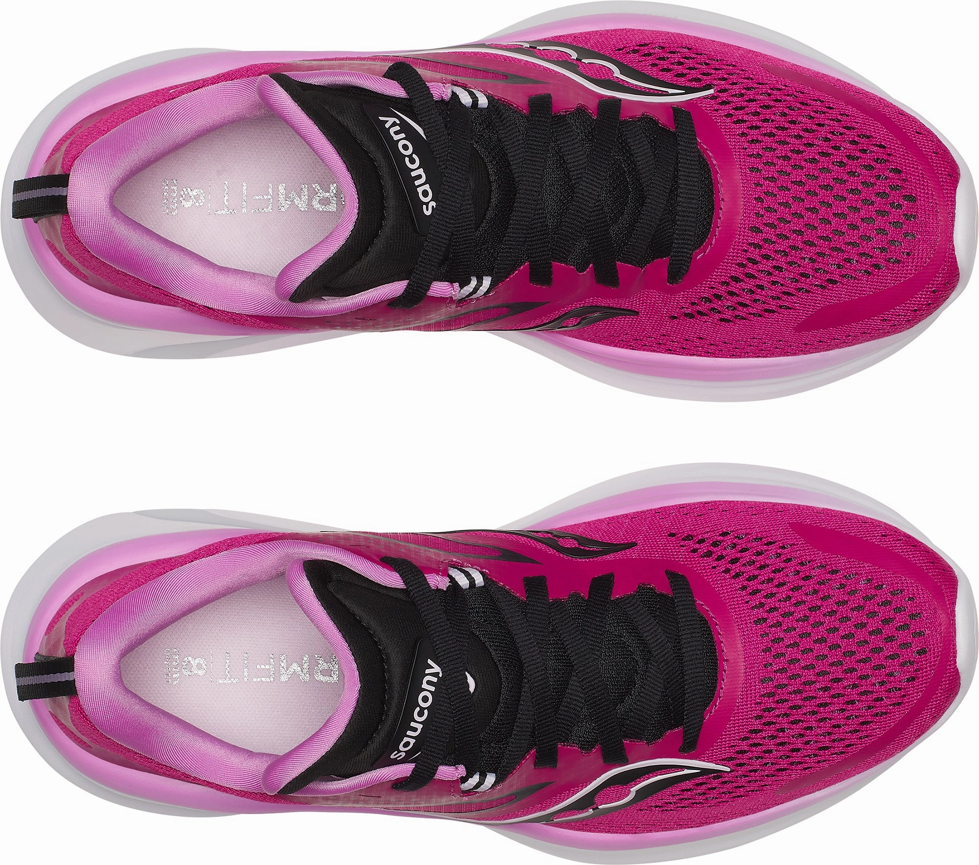 Saucony Omni 22 Womens Running Shoes - Pink Sports Class Elastic Collar Design