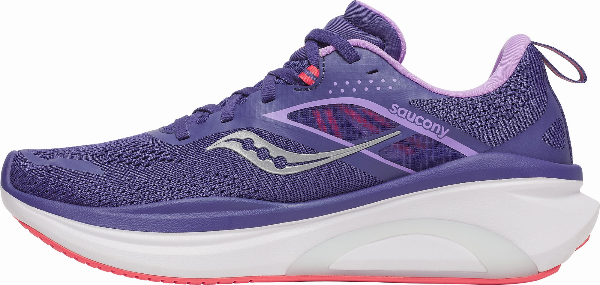 Saucony Omni 22 Womens Running Shoes - Purple City Wear Speed Ready