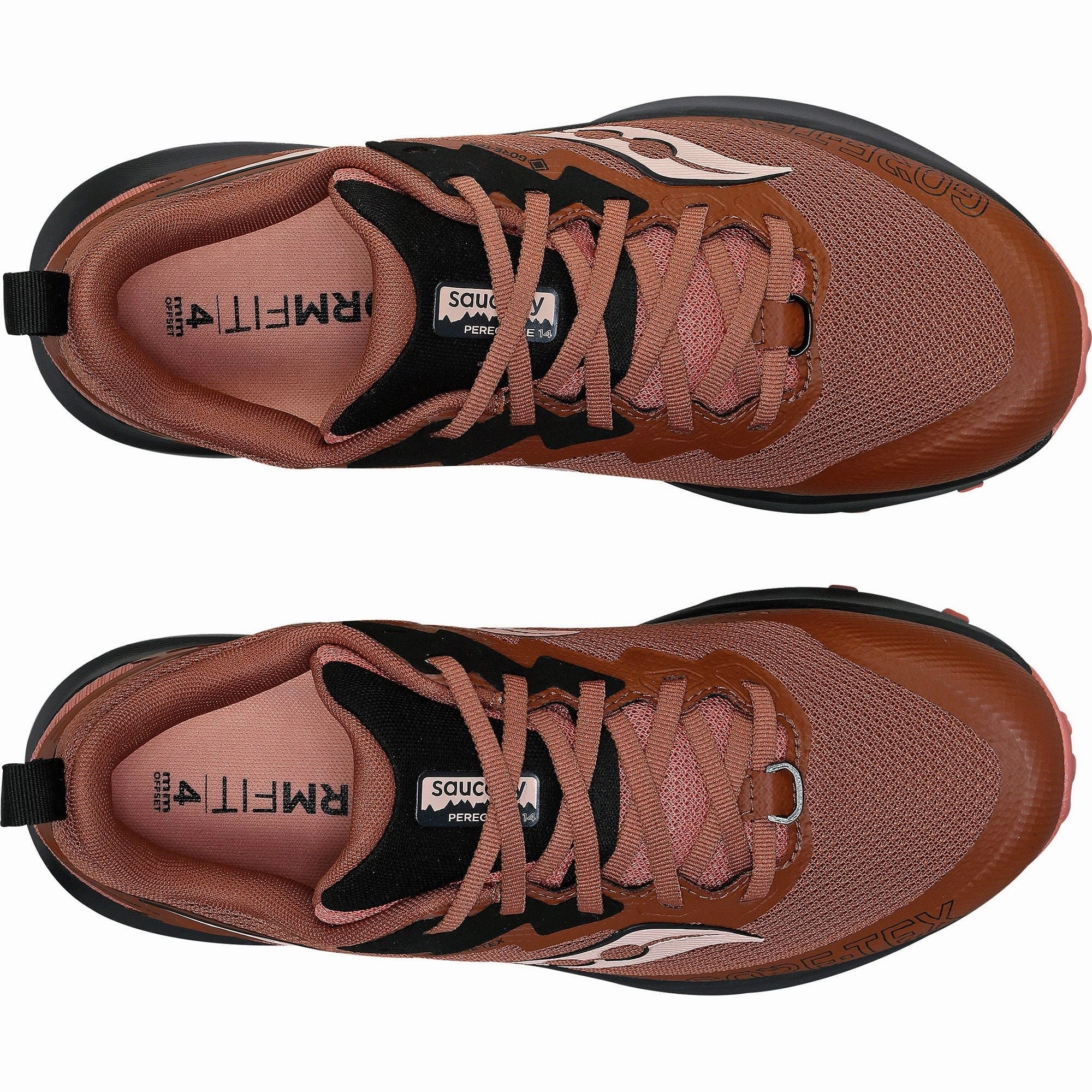 luxury - feel Saucony Peregrine 14 GORE-TEX Womens Trail Running Shoes - Red