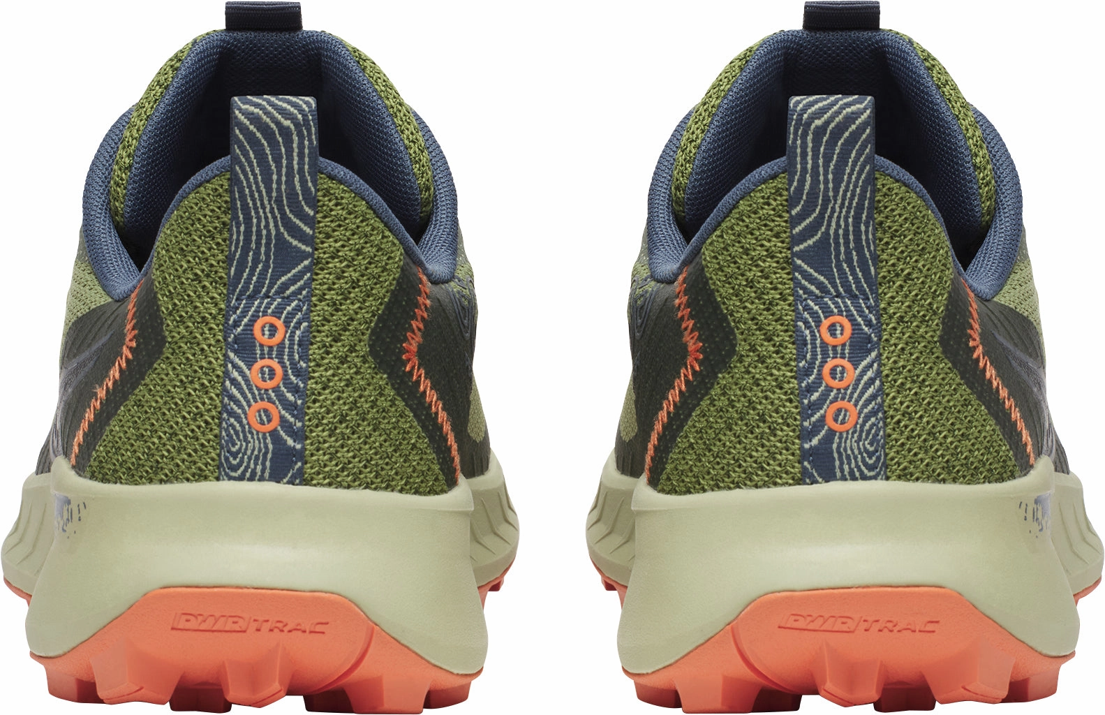 Bounce Technology Hyper Elastic Midsole Saucony Peregrine 15 GORE-TEX Womens Trail Running Shoes - Green