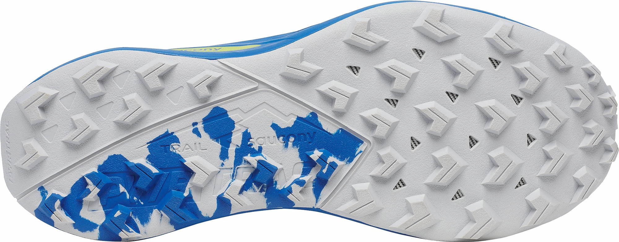 Sleek Shoes Saucony Peregrine 15 Mens Trail Running Shoes - Blue