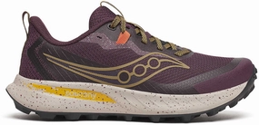 Saucony Peregrine 15 Womens Trail Running Shoes - Red Cardio