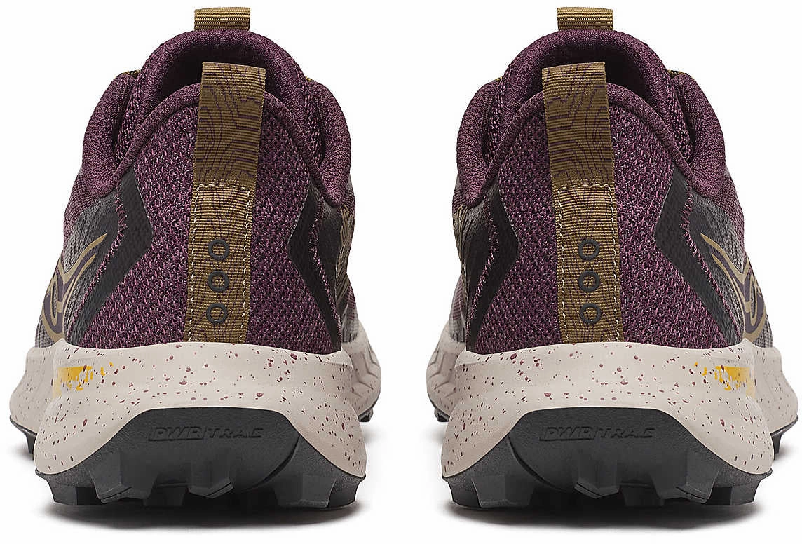 Saucony Peregrine 15 Womens Trail Running Shoes - Red Lockdown Harness Arch Stabilizer