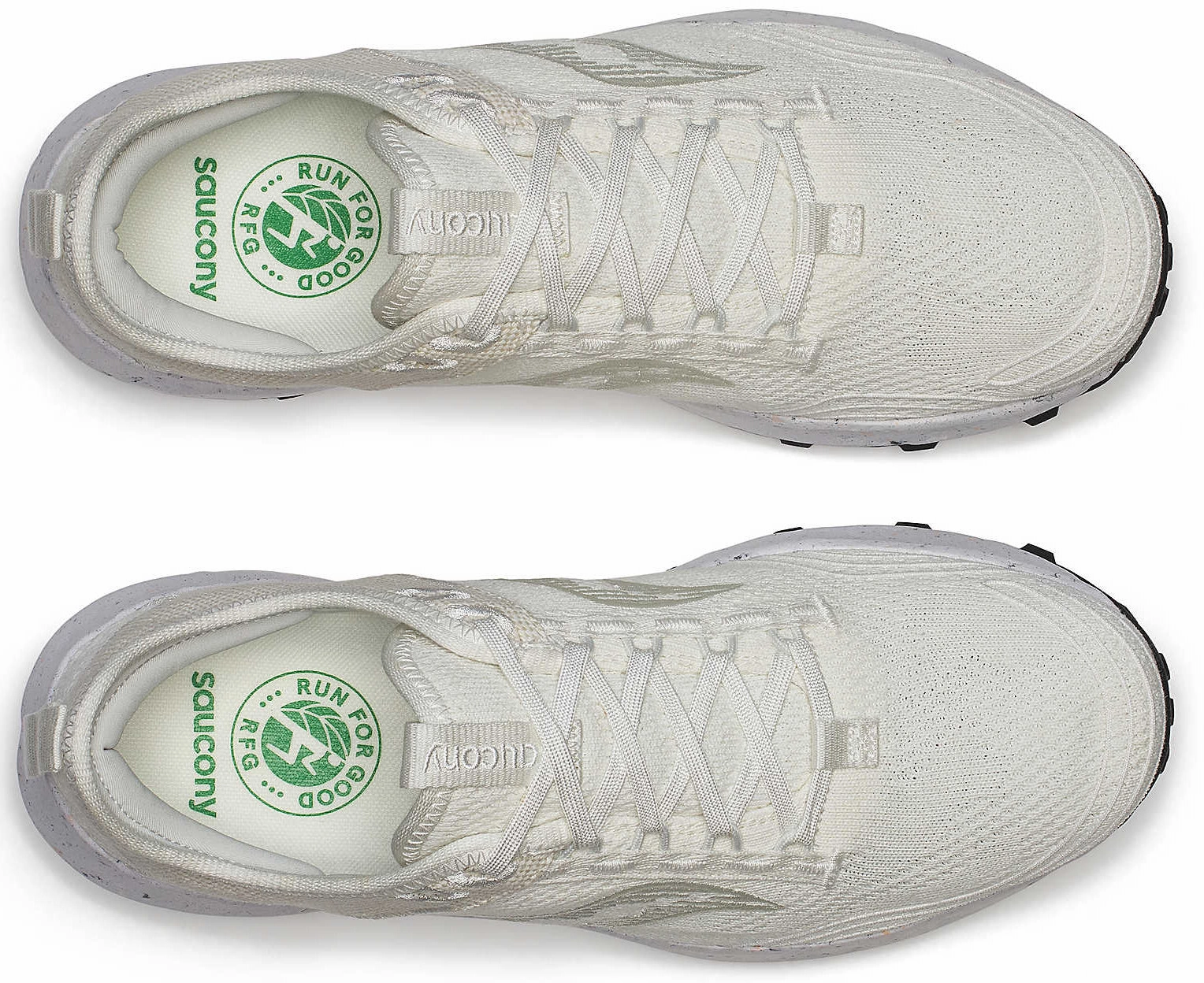 Saucony Peregrine RFG Mens Trail Running Shoes - White EnhancedGrip Neutral Pronation Support