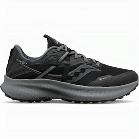 Saucony Ride 15 TR GORE-TEX Womens Trail Running Shoes - Black Heat Sealed Seam Construction Trail Ready Fit