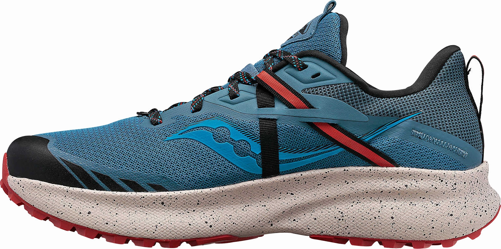 Saucony Ride 15 TR Mens Trail Running Shoes - Blue Sweat - wicking