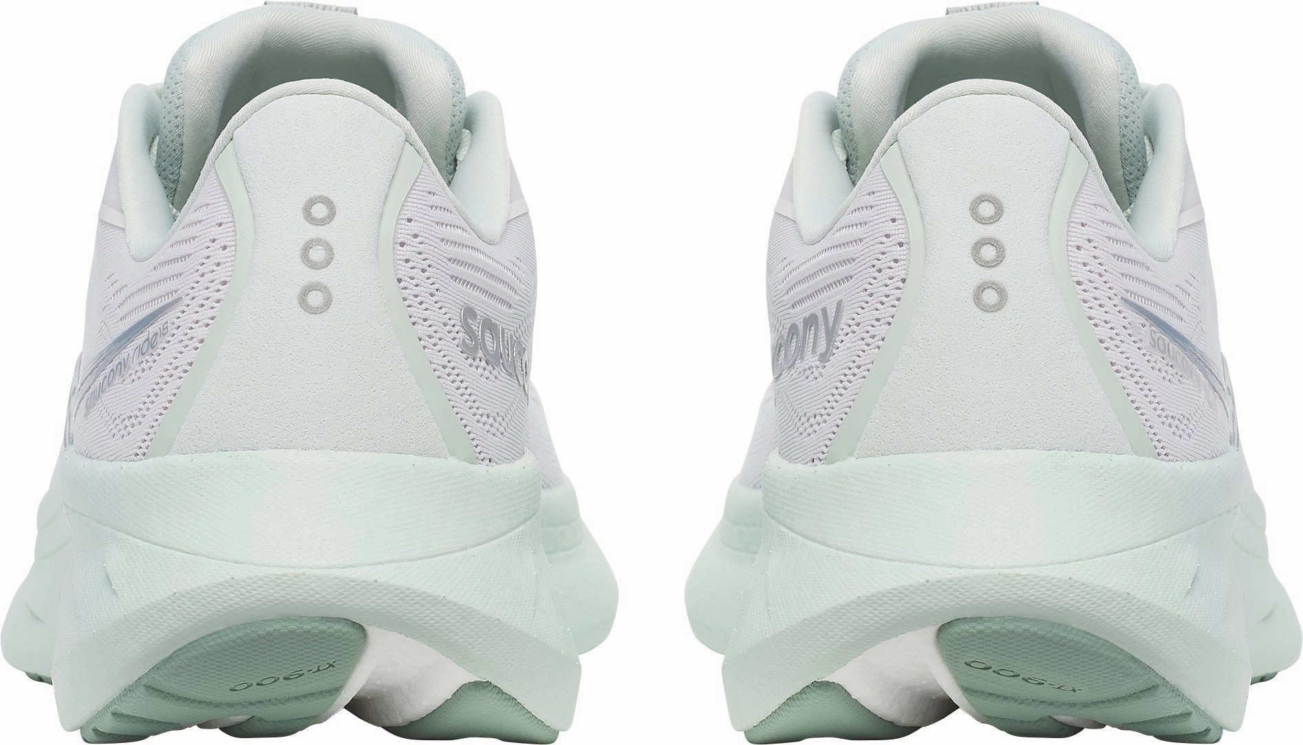 Structured Design Low   Top Style Saucony Ride 18 Womens Running Shoes - Grey