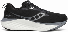 Saucony Triumph 22 Mens Running Shoes - Black narrow widths Walking Friendly