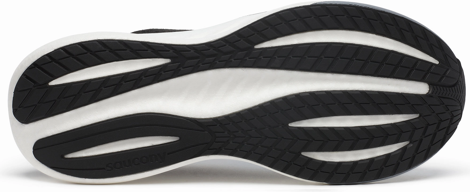 double - strap shoes maximalist shoe style Saucony Triumph 22 Mens Running Shoes - Black