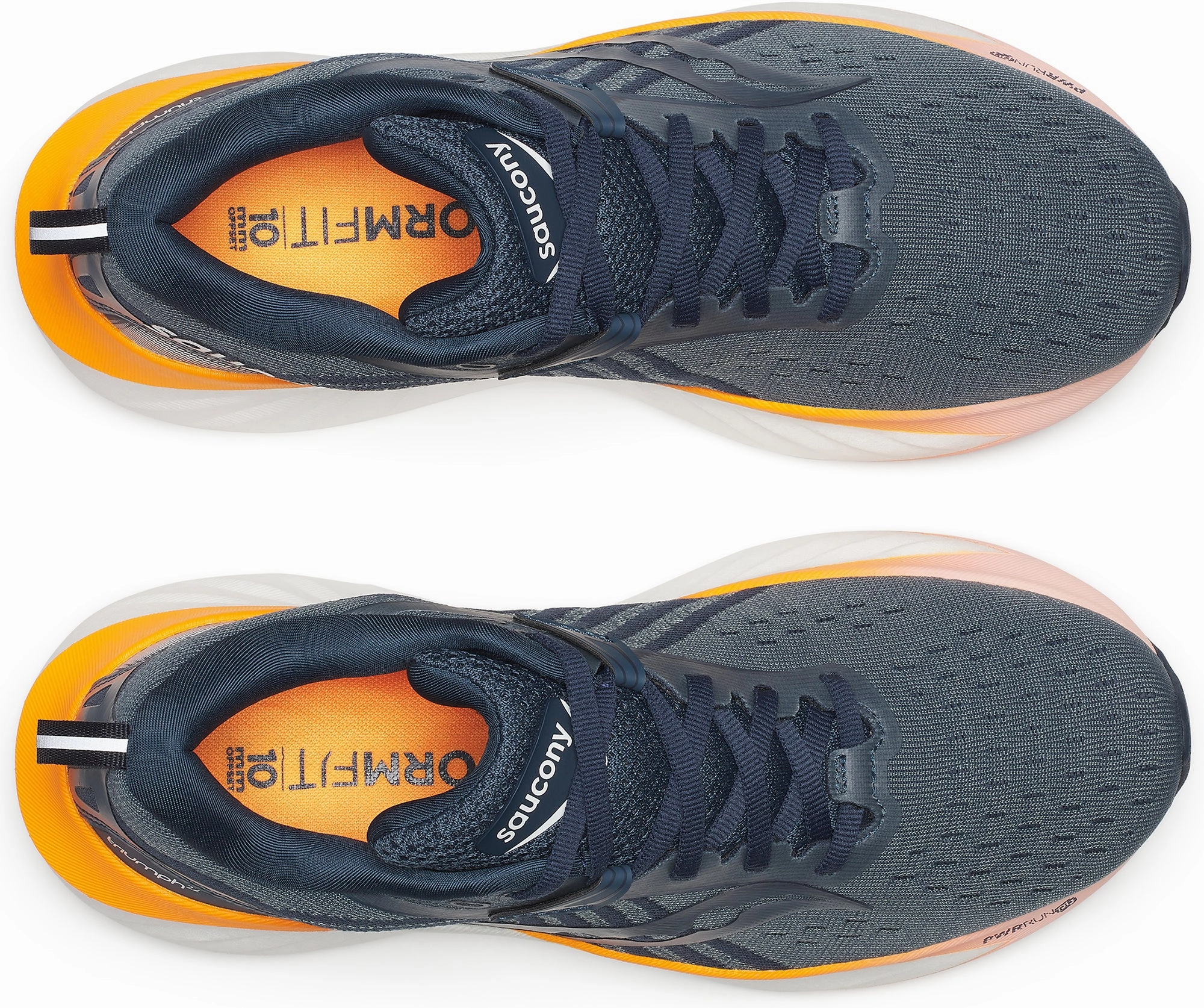 Saucony Triumph 22 Womens Running Shoes - Blue Wear   Resistant