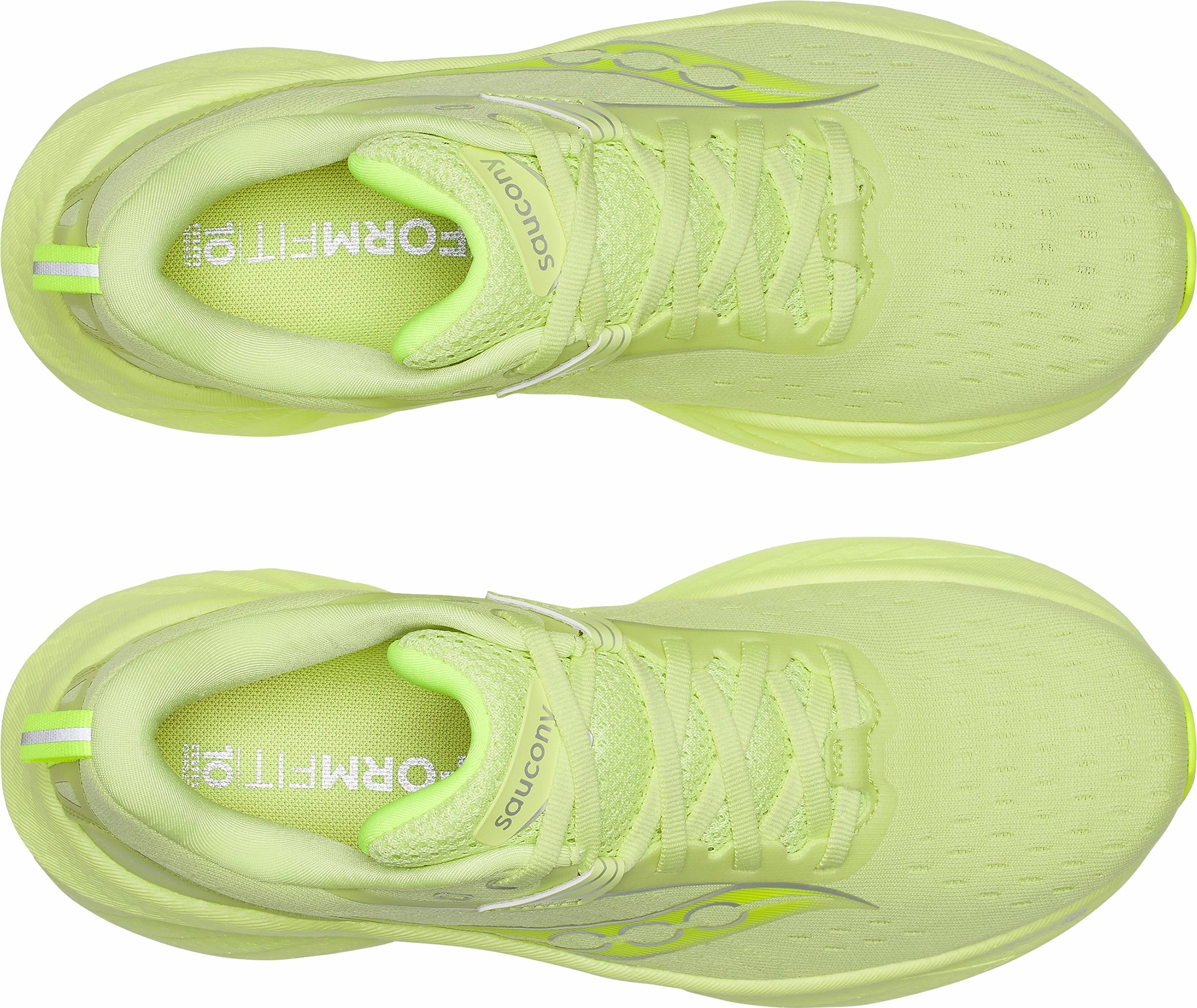 Saucony Triumph 22 Womens Running Shoes - Yellow Fabric Upper