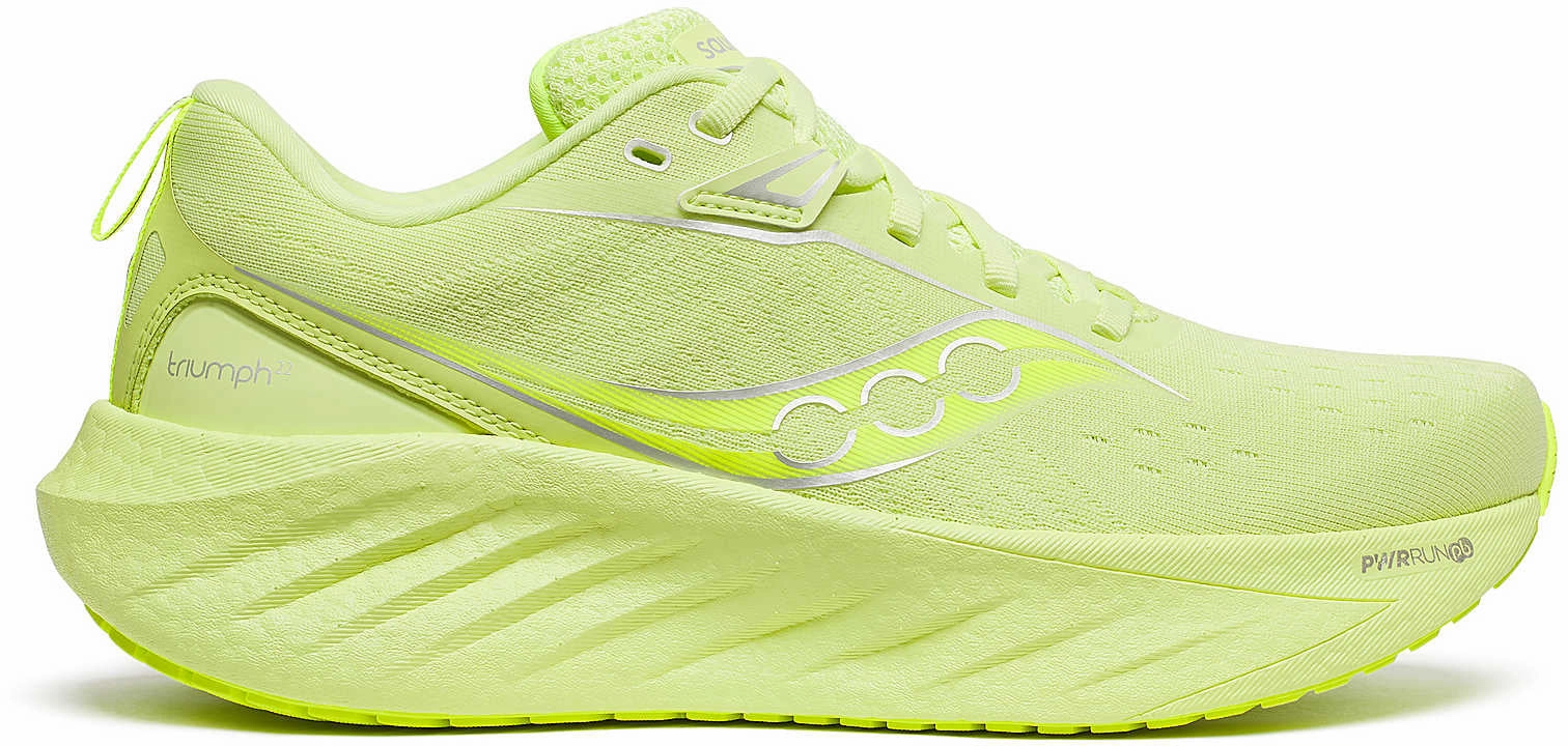 fitness - journey Dual Density Foam Layering Saucony Triumph 22 Womens Running Shoes - Yellow