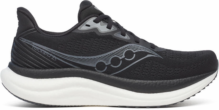 foot - ventilation running shoes Saucony Triumph 23 Mens Running Shoes - Black