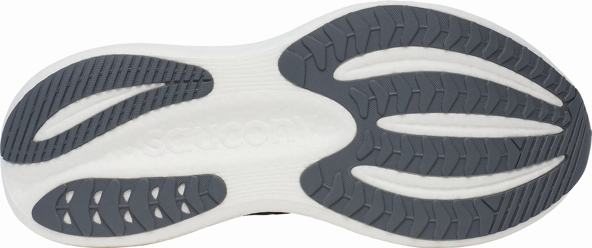 Female runner Saucony Triumph 23 Mens Running Shoes - Black