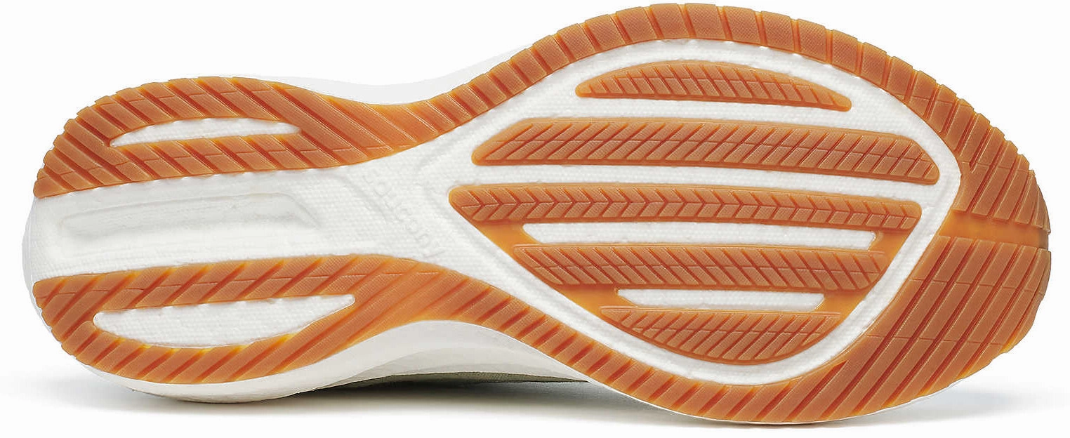 Ventilated Airflow Design Leather - Upper Saucony Triumph RFG Mens Running Shoes - Green