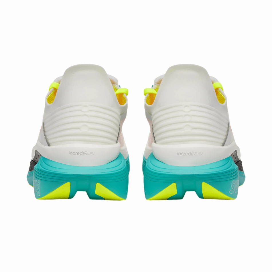 Ventilated Design all - around shoes Saucony Unisex Endorphin Elite 2 Running Shoes in White/Mutant AW25