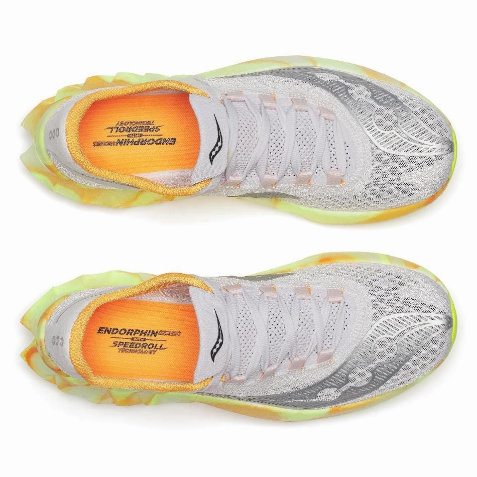 Saucony Women's Endorphin Pro 4 Running Shoes in Fog/Peel SS25 advanced - user shoes
