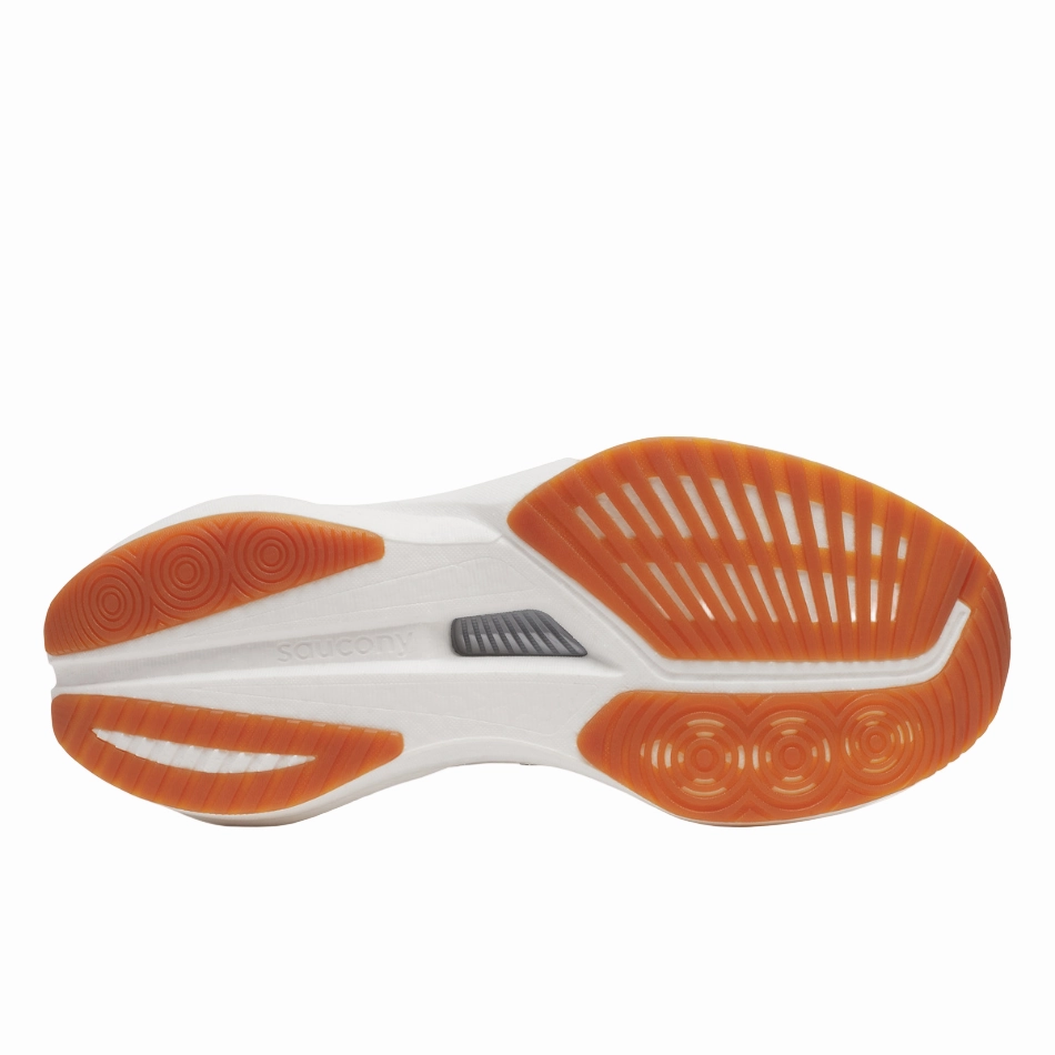 Saucony Women's Endorphin Speed 5 Running Shoes in White/Gum - Online Exclusive gravel - running shoes