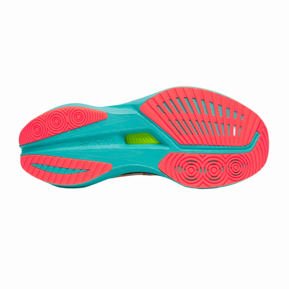 Saucony Women's Endorphin Speed 5 Running Shoes in White/Mutant AW25 foam - filled - feature shoes