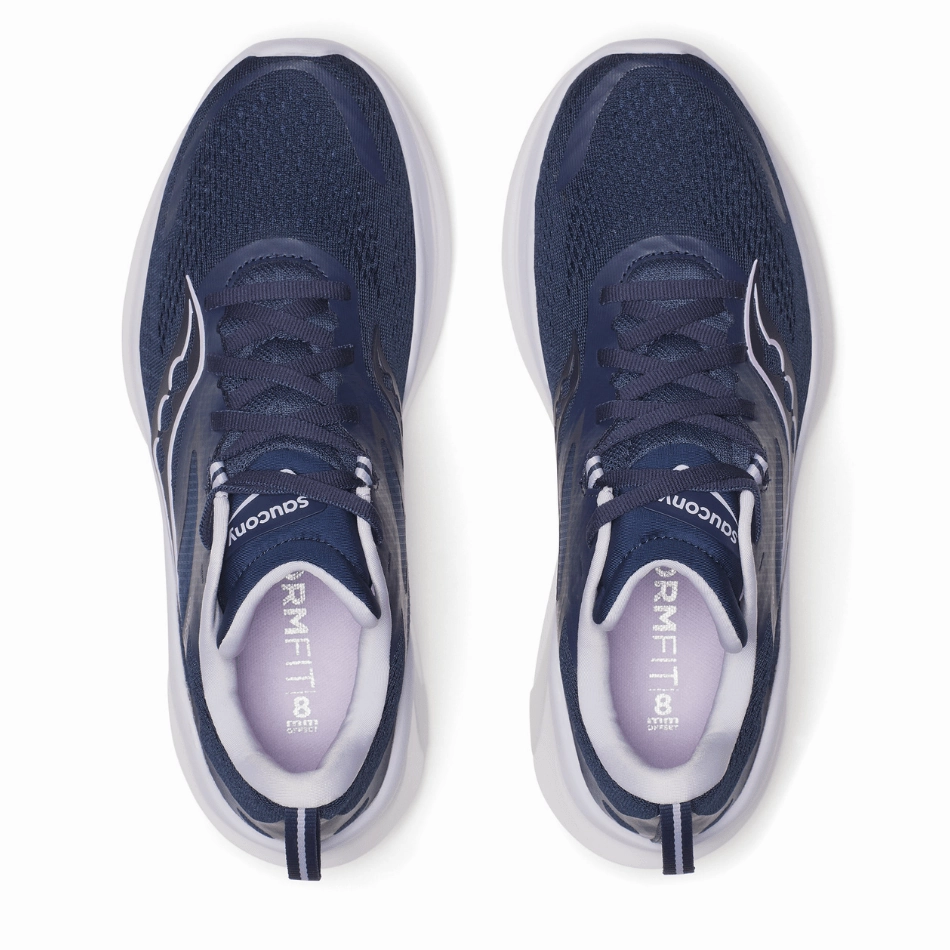 dance shoes Saucony Women's Omni 22 Running Shoes in Navy/Aster AW25