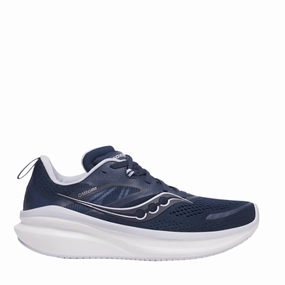Saucony Women's Omni 22 Running Shoes in Navy/Aster AW25 StablePlatform