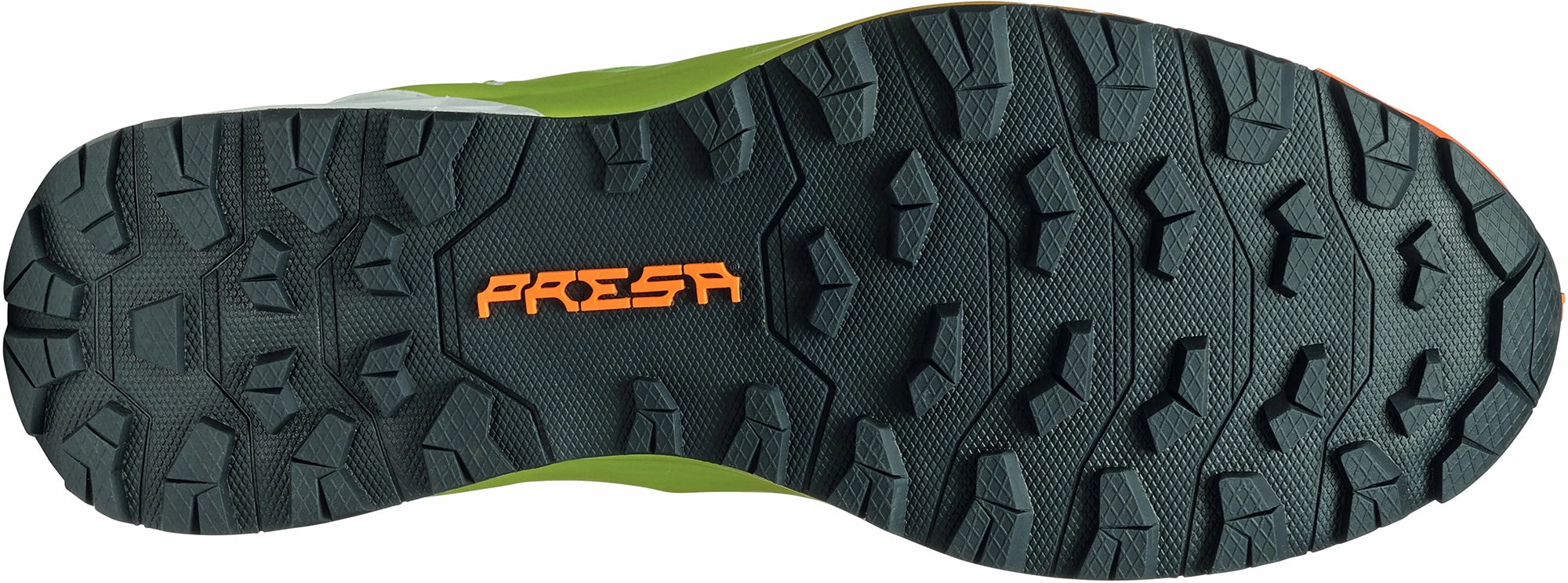 Unibody Midsole Construction Scarpa Ribelle Run Mens Trail Running Shoes - Green