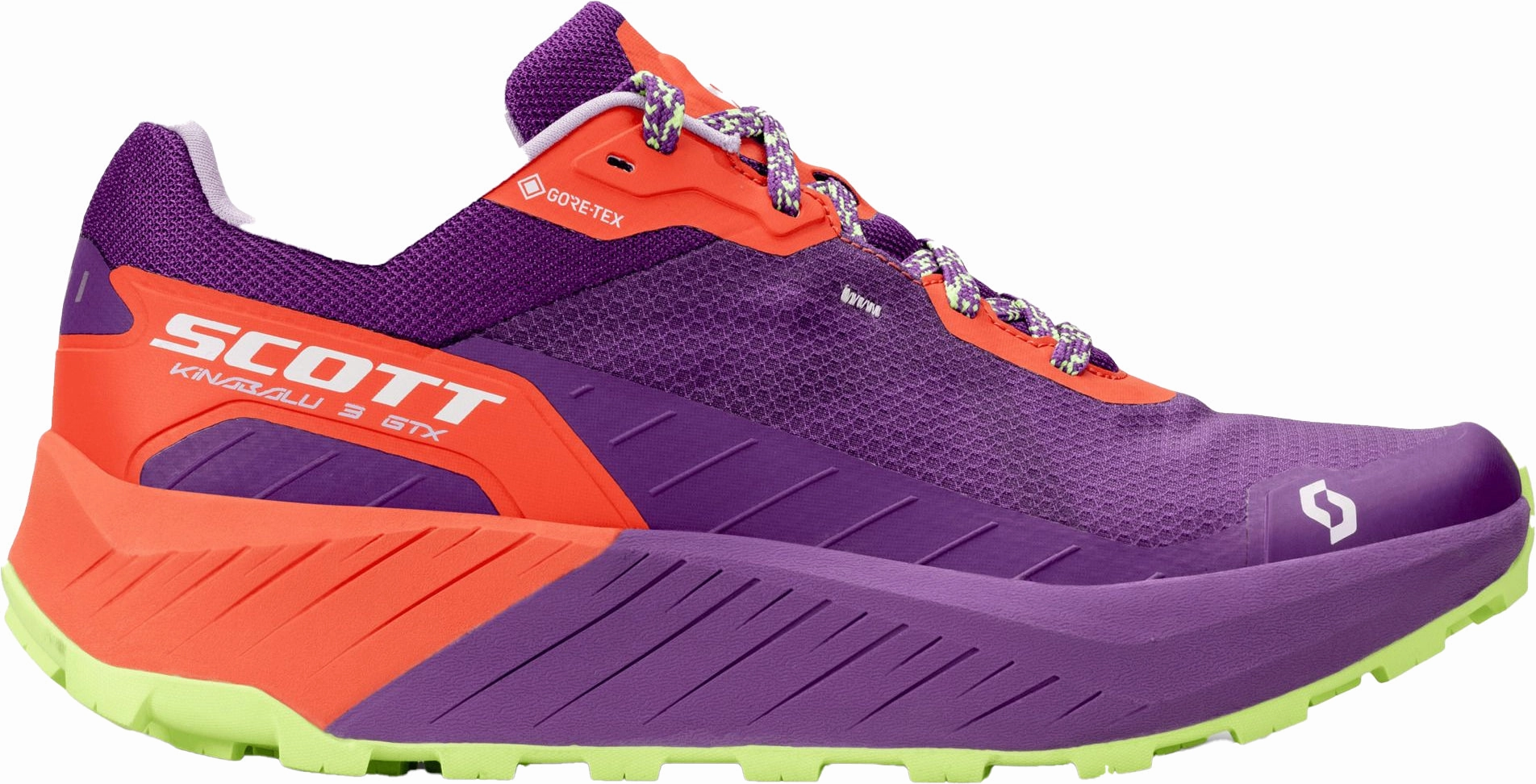 running for balance Scott Kinabalu 3 GORE-TEX Womens Trail Running Shoes - Purple