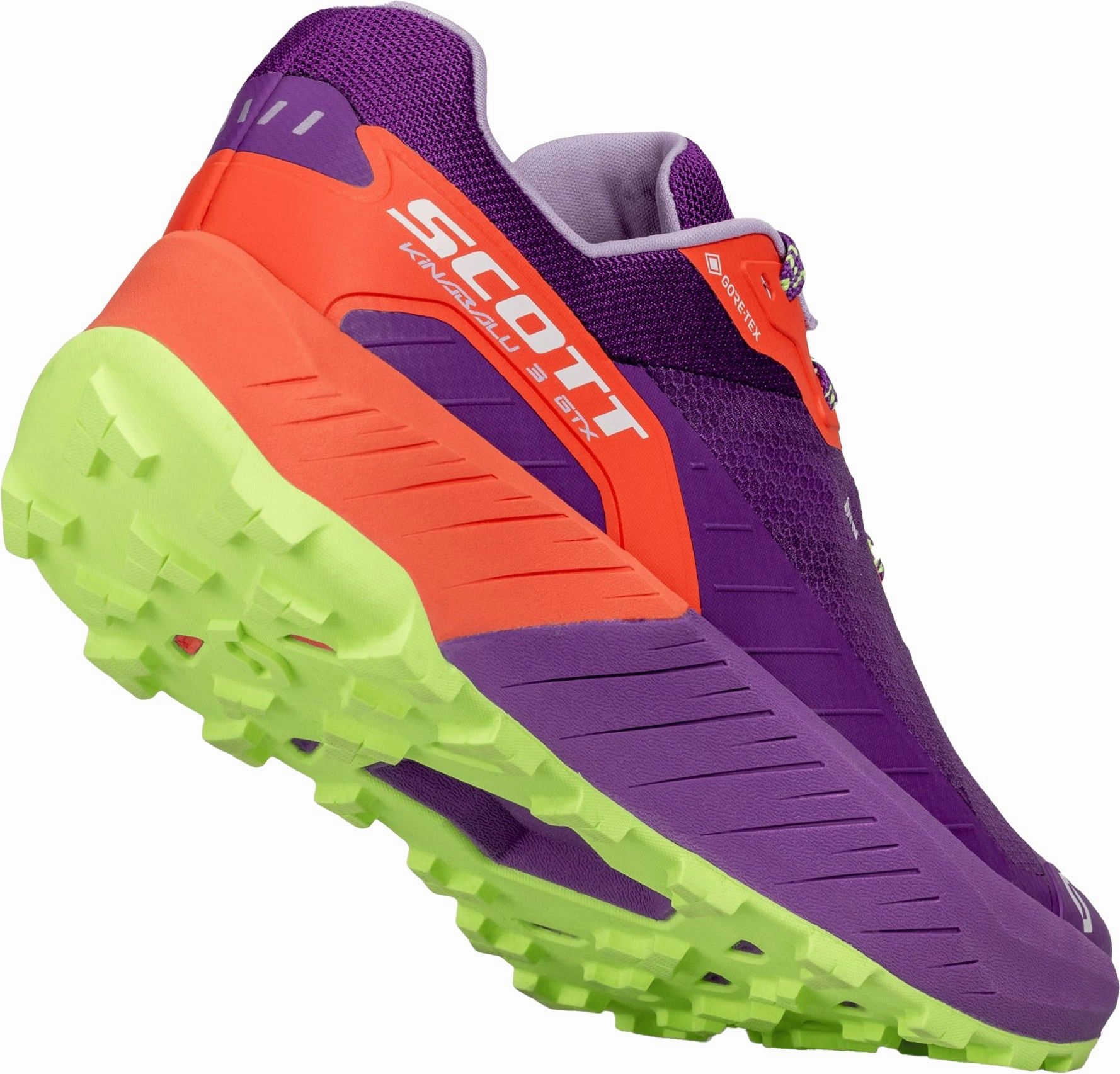 Gait Optimized Sole Thermoplastic Webbing Scott Kinabalu 3 GORE-TEX Womens Trail Running Shoes - Purple