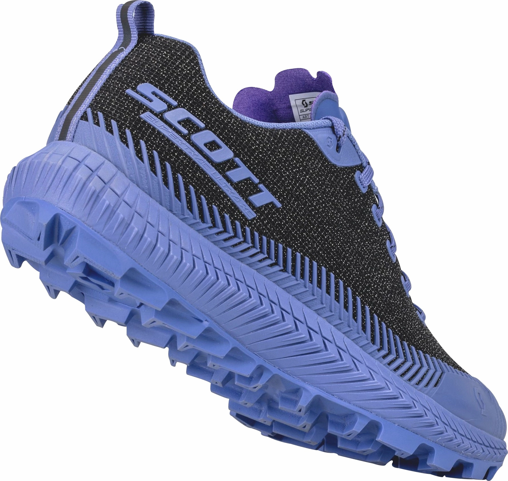 roomy toe - box Scott Supertrac Ultra RC Womens Trail Running Shoes - Black