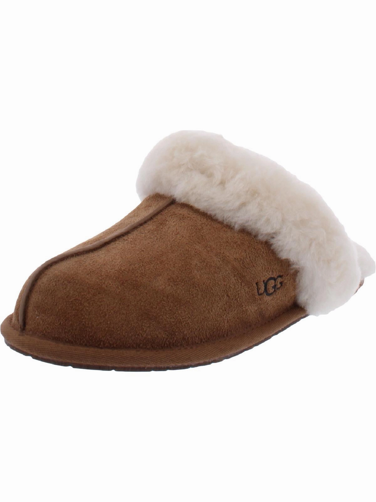 Indoor Use Scuffette II Womens Suede Comfort Slip-On Slippers