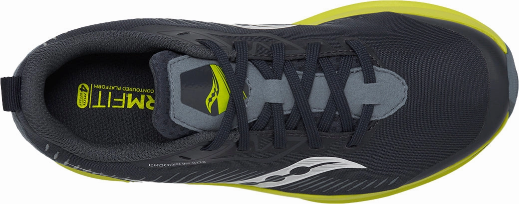 Adjustable Midfoot Strap Comfort Straps Saucony Endorphin KDZ Junior Running Shoes - Blue