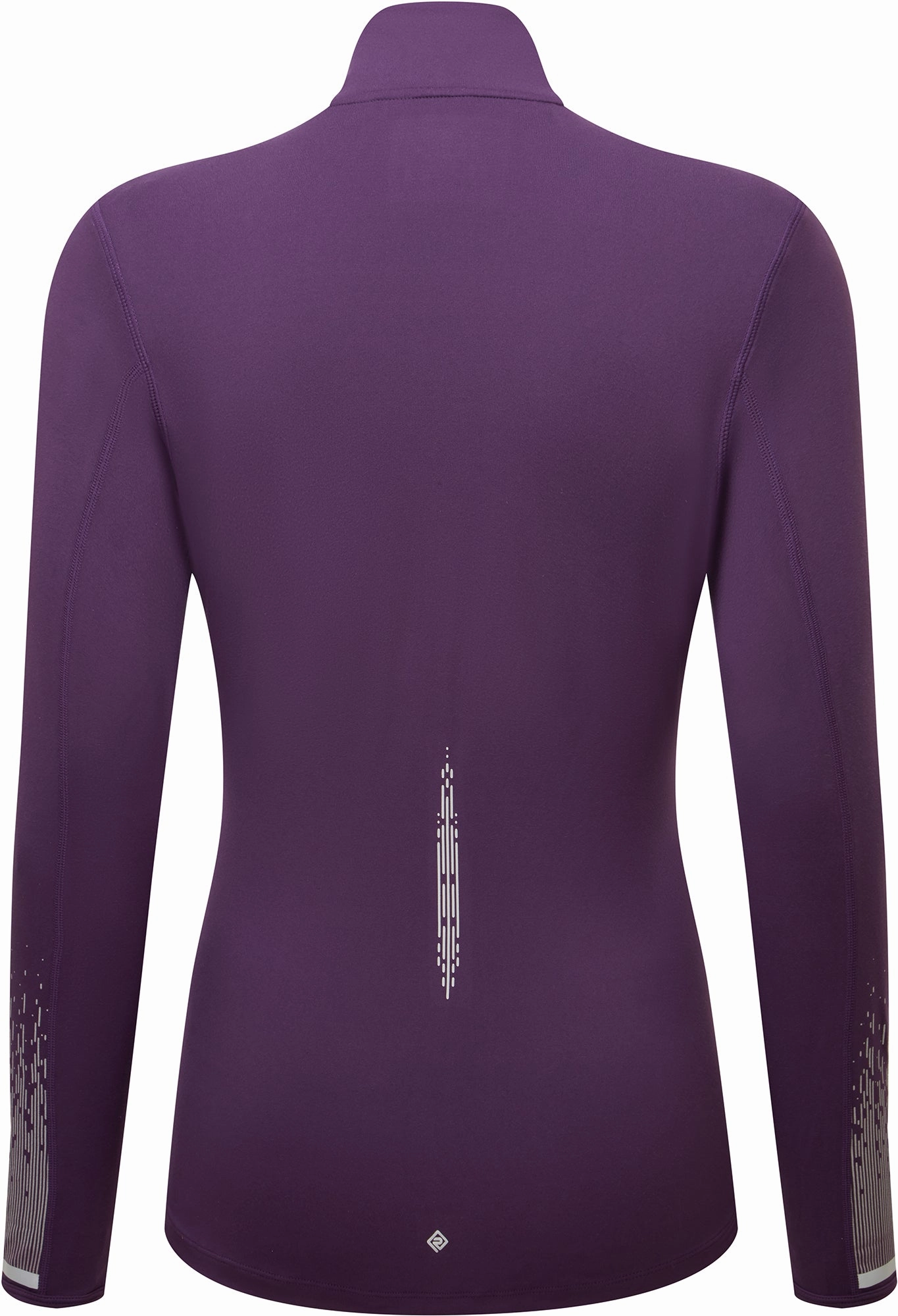Ronhill Tech Reflect Half Zip Long Sleeve Womens Running Top - Purple train station