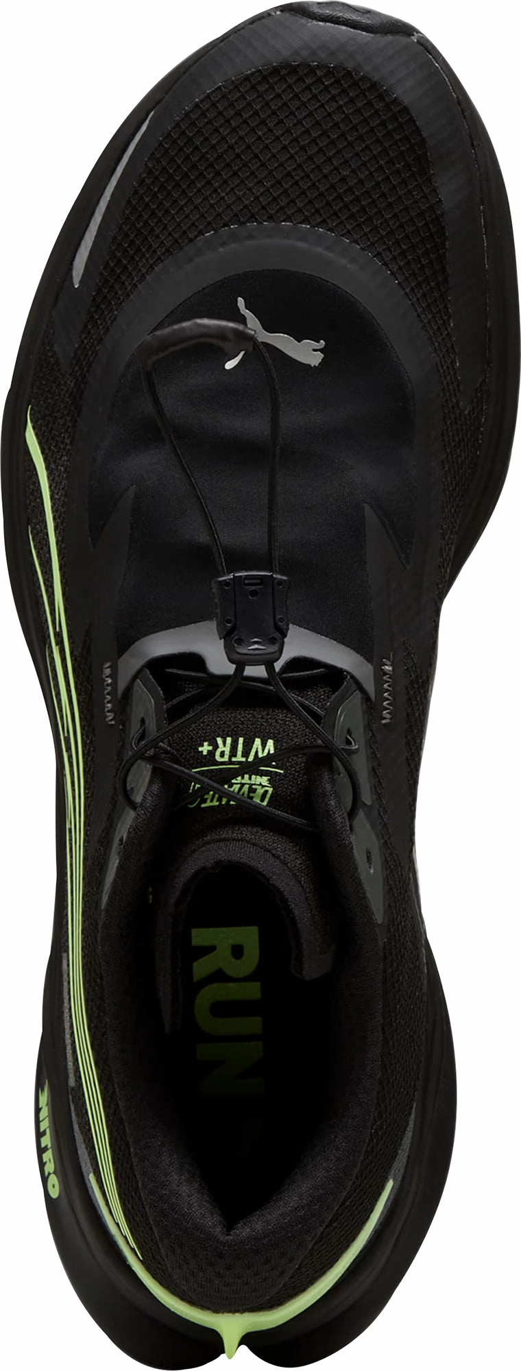 Puma Deviate Nitro 3 WTR  Mens Running Shoes - Black quiet - operation shoes Variable Density Foam