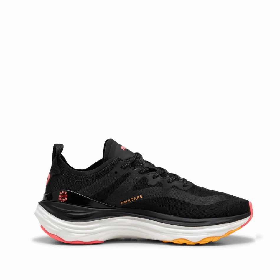 Microfiber Collar Recreational sports Puma Women's ForeverRun NITRO in Black-Sun Stream-Sunset Glow AW24