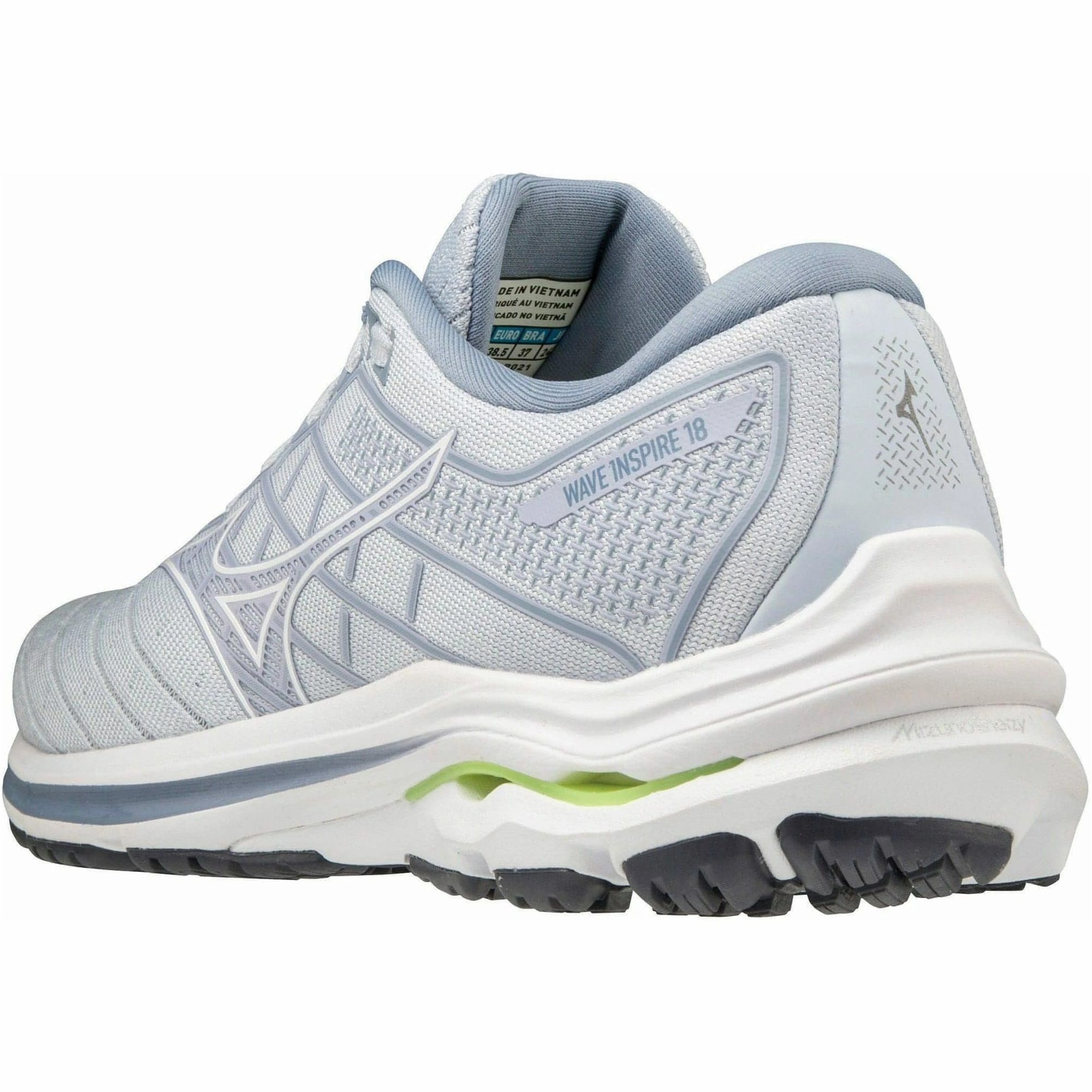 Mizuno Wave Inspire 18 Womens Running Shoes - Blue All-around comfort