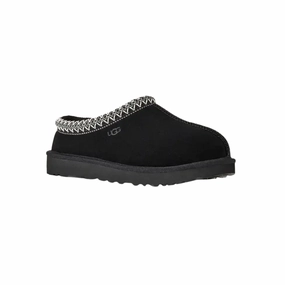 Air Circulation UGG Tasman II 1174470-BLK Slippers Women's Black Suede Sheepskin Slip On GUG37